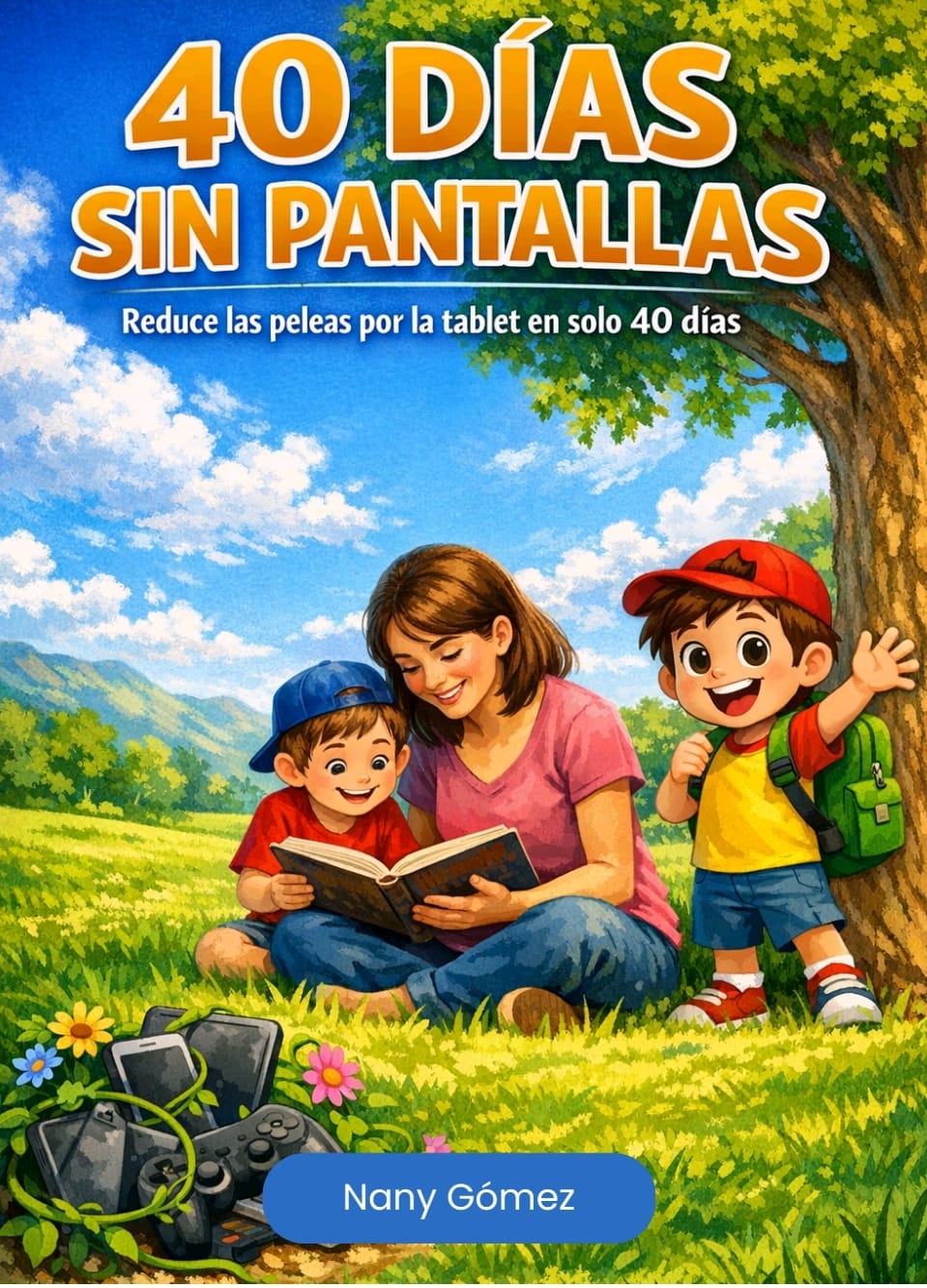 Portada del libro 40 Días Sin Pantallas por Nany Gómez