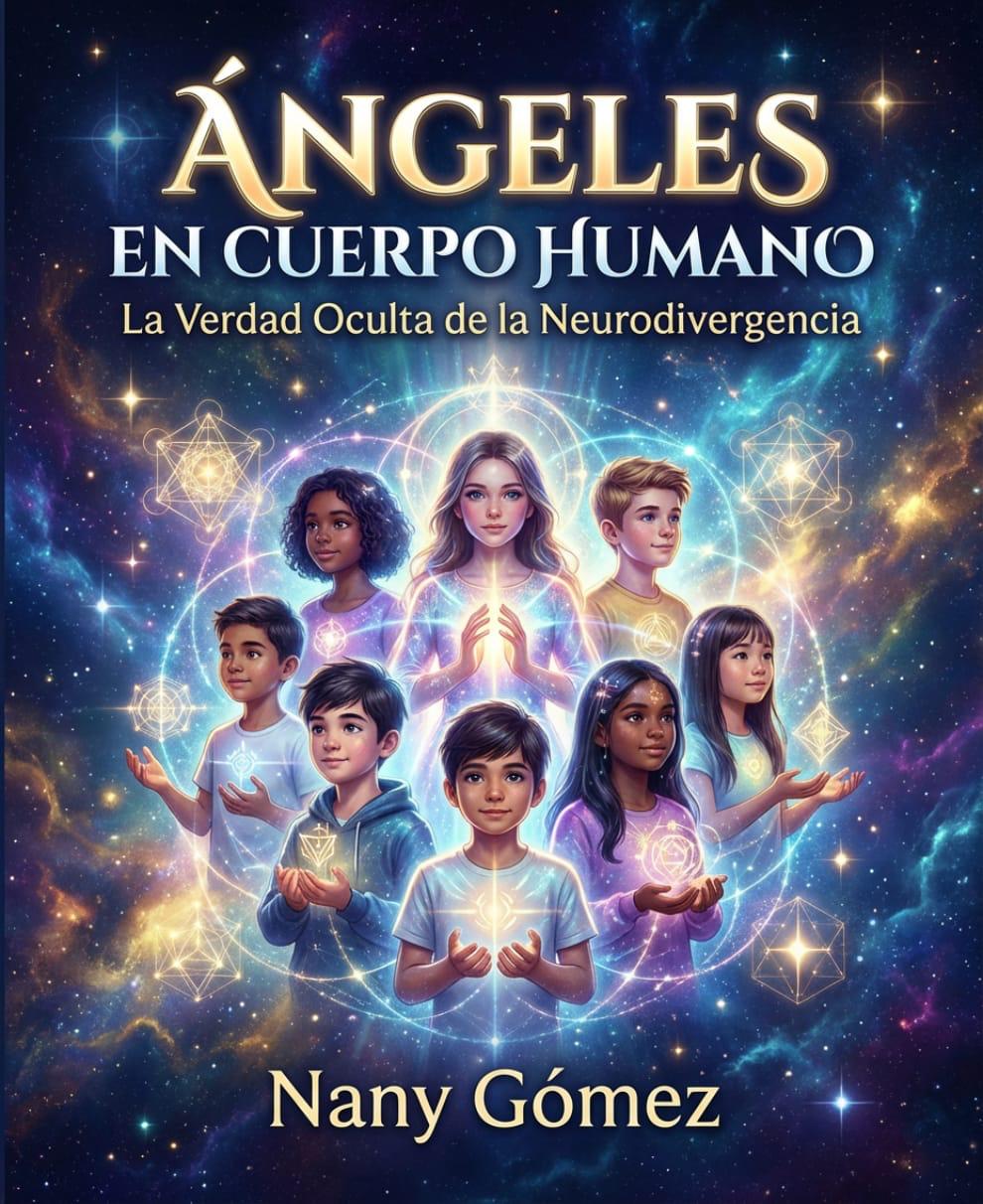 Portada del libro Ángeles en Cuerpo Humano por Nany Gómez